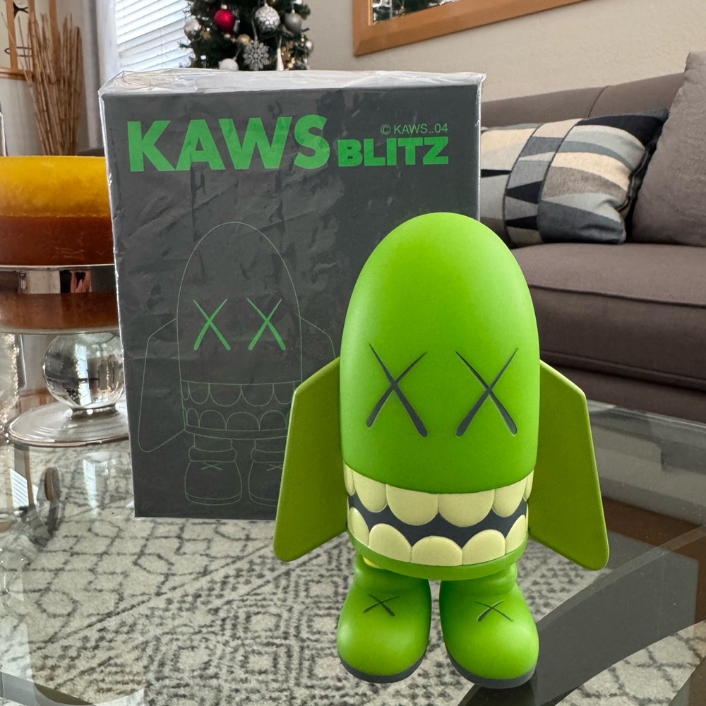 KAWS Blitz Green Toy Figure